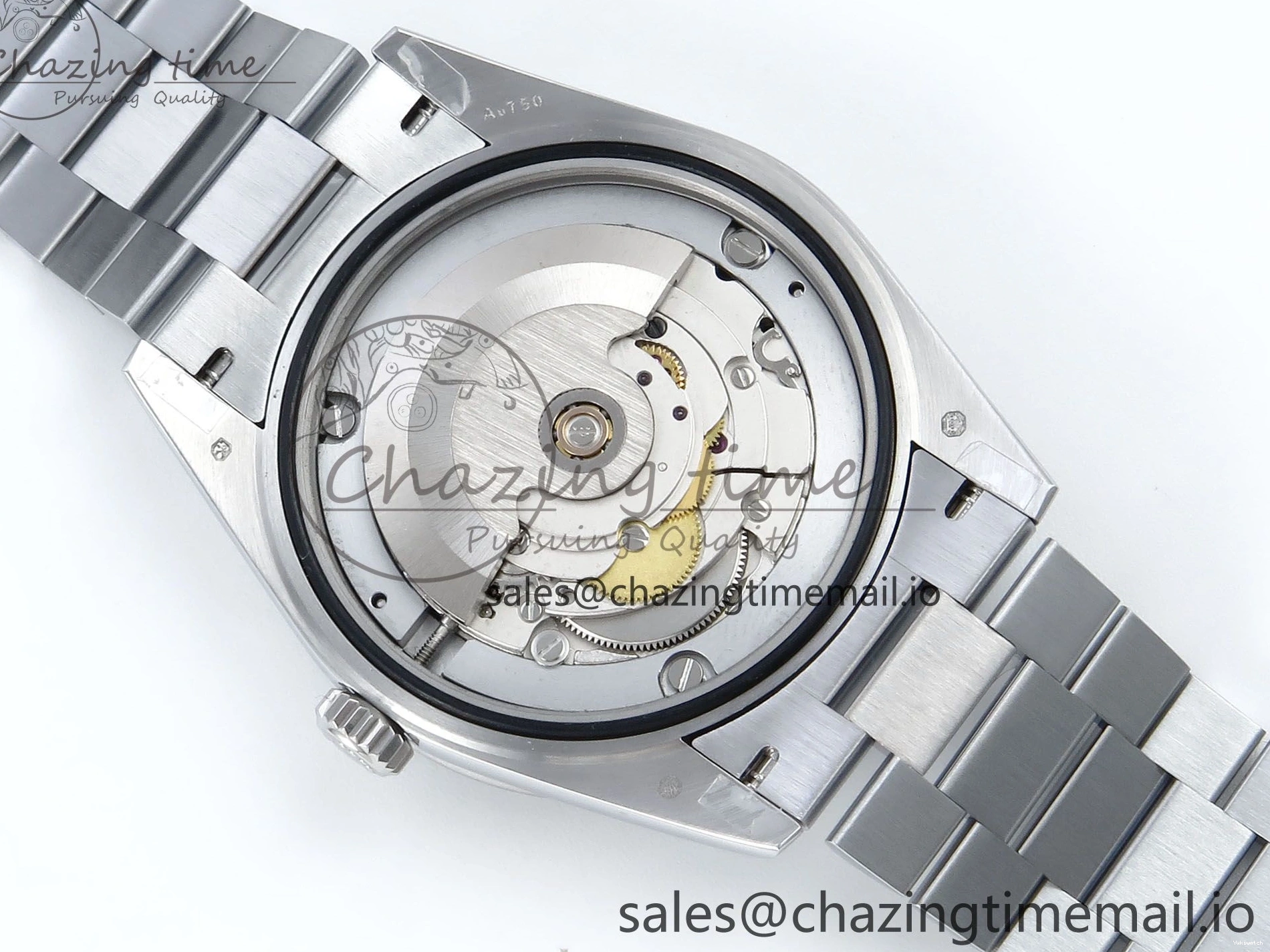 40 Blue Bezel Best 1:1 (Gain Weight) Diamonds Edition SS A2836 Crystal V5 DayDate Dial President Bracelet QF on 0310